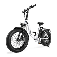 HiBoy - EX6F Foldable Electric Bike w/ 75 mi Max Operating Range & 25 mph Max Speed - 67.7*24.2*5... - Alternate Views