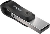 SanDisk - iXpand Flash Drive Go 256GB USB 3.0 Type-A to Apple Lightning for iPhone & iPad - Black... - Alternate Views