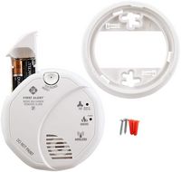 First Alert - Smoke and Carbon Monoxide Alarm - Works with Ring - White - Alternate Views