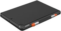 Logitech - Slim Folio Keyboard Folio for Apple iPad (7th, 8th & 9th Generation) - Graphite - Alternate Views
