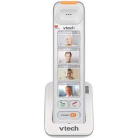 VTech - SN5307 Amplified DECT 6.0 Cordless Expansion Handset - White - Alternate Views