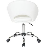 OSP Home Furnishings - Milo Office Chair - White - Alternate Views