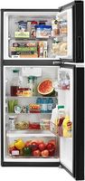 Whirlpool - 11.6 Cu. Ft. Top-Freezer Counter-Depth Refrigerator - Black - Alternate Views