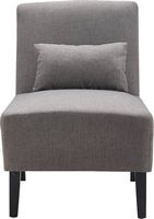 Serta - Palisades Modern Accent Slipper Chair - Gray - Alternate Views