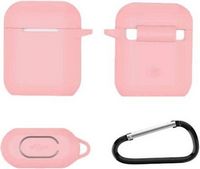 SaharaCase - Case Kit for Apple AirPods (1st Generation and 2nd Generation) - Pink Rose - Alternate Views