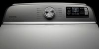Maytag - 7.4 Cu. Ft. Smart Electric Dryer with Extra Power Button - White - Alternate Views