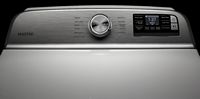 Maytag - 7.4 Cu. Ft. Smart Gas Dryer with Extra Power Button - White - Alternate Views