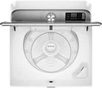 Maytag - 5.2 Cu. Ft. High Efficiency Smart Top Load Washer with Extra Power Button - White - Alternate Views