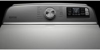 Maytag - 7.4 Cu. Ft. Smart Electric Dryer with Steam and Extra Power Button - White - Alternate Views