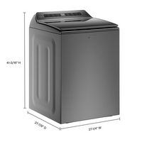 Whirlpool - 4.7 Cu. Ft. Top Load Washer with Pretreat Station - Chrome Shadow - Alternate Views