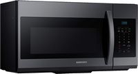 Samsung - 1.7 Cu. Ft. Over-the-Range Microwave - Black Stainless Steel - Alternate Views