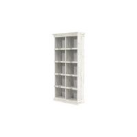 Sauder - Barrister Lane Collection 10-Shelf Bookcase - White Plank - Alternate Views