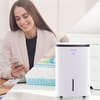 Honeywell - Smart WiFi Energy Star Dehumidifier for Basements & Rooms Up to 4000 Sq.Ft. with Alex... - Alternate Views