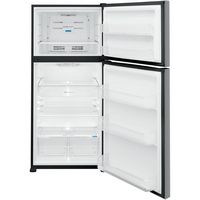 Frigidaire - 20 Cu. Ft. Garage Ready Top-Freezer Refrigerator - Stainless steel - Alternate Views
