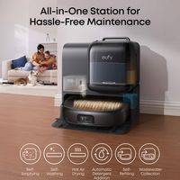 eufy - Robot Vacuum Omni E28 and Roller Mop with Faster Self-Cleaning, Detangle Brush, Portable C... - Alternate Views