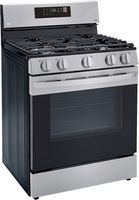 LG - 5.8 Cu. Ft. Smart Freestanding Gas True Convection Range with EasyClean and AirFry - Stainle... - Alternate Views