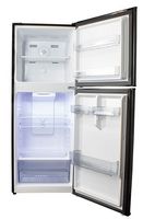 Danby - 7 Cu. Ft. Top-Freezer Refrigerator - Black/Stainless Steel Look - Alternate Views