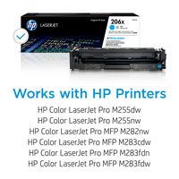 HP - 206X High-Yield Toner Cartridge - Cyan - Alternate Views