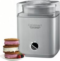 Cuisinart - Pure Indulgence 2-Quart Ice Cream and Sorbet Maker - Brushed Metal - Alternate Views