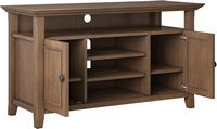 Simpli Home - Amherst Wide Transitional TV Media Stand for Most TVs up to 60