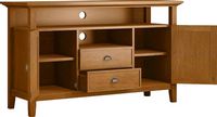 Simpli Home - Redmond Solid Wood 54 inch Wide Transitional TV Media Stand For TVs up to 60 inches... - Alternate Views