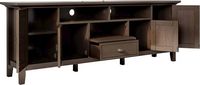 Simpli Home - Redmond Solid Wood 72 inch Wide Transitional TV Media Stand For TVs up to 80 inches... - Alternate Views