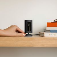 Ring - Indoor 1080p Security Camera (1st Gen) - Black - Alternate Views