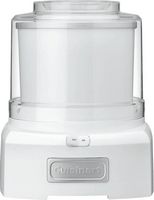 Cuisinart - 1.5-Quart Ice Cream and Sorbet Maker - White - Alternate Views