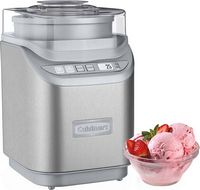 Cuisinart - Cool Creations 2-Quart Ice Cream Maker - Brushed Chrome - Alternate Views