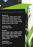 HP - 67 2-Pack Standard Capacity Ink Cartridges - Black/Tri-color - Alternate Views