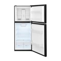 Frigidaire - 10.1 Cu. Ft. Top-Freezer Refrigerator - Black - Alternate Views