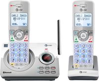 AT&T - 2 Handset Connect to Cell Answering System with Unsurpassed Range - White - Alternate Views