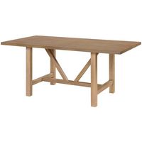 Finch - Grant Rectangular Modern Farmhouse Rubberwood Table - Rustic Beige - Alternate Views