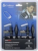 Cobra - Surveillance Headset (2-pack) - Black - Alternate Views