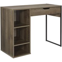 OSP Home Furnishings - Ravel Rectangular Contemporary Engineered Wood 1-Drawer Table - Gray Oak - Alternate Views