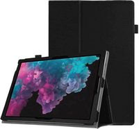 SaharaCase - Folio Case for Microsoft Surface Pro 6, Pro 7 and Pro 7+ - Black - Alternate Views