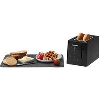 Cuisinart - T-Series 2-Slice Wide-Slot Toaster - Black - Alternate Views