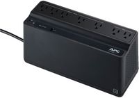 APC - Back UPS, 650VA/360W, Floor/Wall Mount 120V, 7x NEMA 5-15R outlets, USB Type A Port - Black - Alternate Views