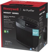Honeywell - InSight HEPA Air Purifier, Medium-Large Rooms (190 sq.ft) - Black - Alternate Views
