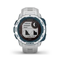 Garmin - Instinct Solar Surf GPS Smartwatch 45mm Fiber-Reinforced Polymer - Cloudbreak - Alternate Views