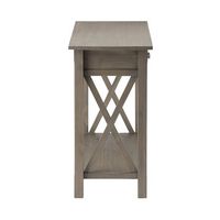 Simpli Home - Kitchener Rectangular Contemporary Wood 2-Drawer Console Table - Farmhouse Gray - Alternate Views