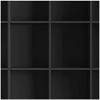 Simpli Home - Acadian Rustic Wood 12-Shelf Bookcase - Black - Alternate Views