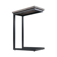 Simpli Home - Skyler SOLID MANGO WOOD and Metal 18 inch Wide Rectangle Industrial C Side Table in... - Alternate Views