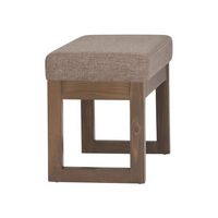 Simpli Home - Milltown Modern Contemporary Foam/Plywood Bench Ottoman - Fawn Brown - Alternate Views