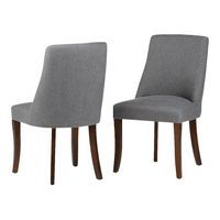 Simpli Home - Walden Contemporary High-Density Foam & Linen-Look Fabric Dining Chairs (Set of 2) ... - Alternate Views