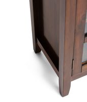 Simpli Home - Artisan SOLID WOOD 38 inch Wide Transitional Medium Storage Cabinet in - Russet Brown - Alternate Views