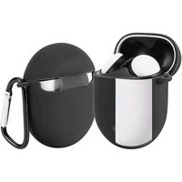 SaharaCase - Silicone Case for Google Pixel Buds - Black - Alternate Views