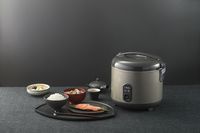 Zojirushi - 10 Cup (Uncooked) Automatic Rice Cooker & Warmer - Metallic Gray - Alternate Views