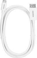 Insignia™ - 6' USB-C to DisplayPort Cable - White - Alternate Views