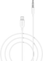 Insignia™ - 6' Lightning to 3.5 mm Audio Cable - White - Alternate Views